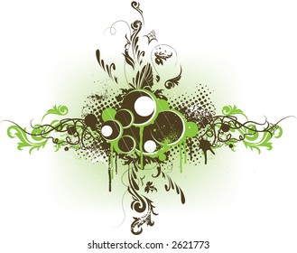 Vector grunge decorative banner