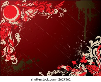 Vector grunge decorative banner