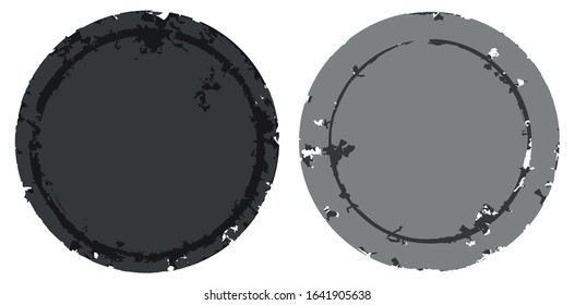 Vector grunge distressed round stamp