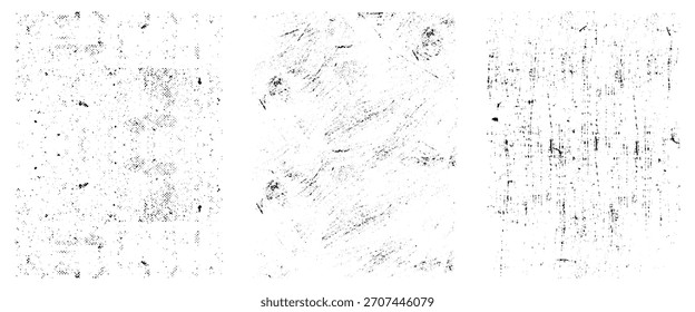 Vector Grunge Distressed Texture Set 