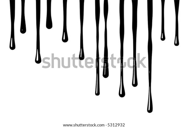 Vector Grunge Drips Stock Vector (Royalty Free) 5312932