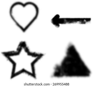 Vector Grunge Element. Modern Shapes.