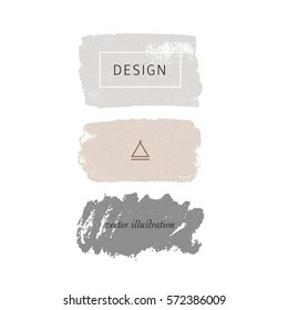 Vector grunge elements for design