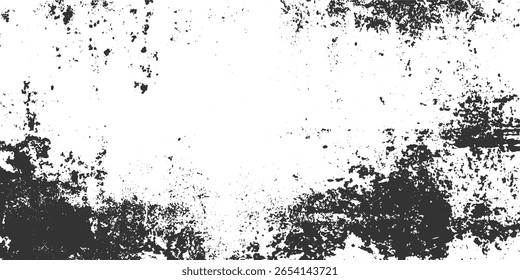 Vektor-Grunge mit grungy Distressed Textur mit schwarzen Spritzer und Schmutzspritzer auf weiß...