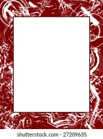 vector grunge frame