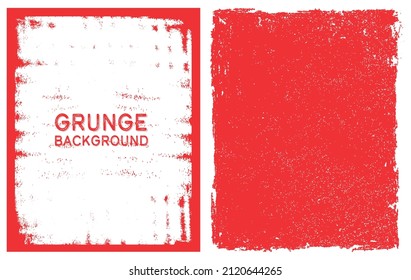 Vector grunge frame. Distressed background for your design.