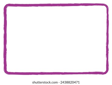Vector grunge frame for your text, photos or invitations, border frame design template. Elegant frame for certificate, diploma, voucher.