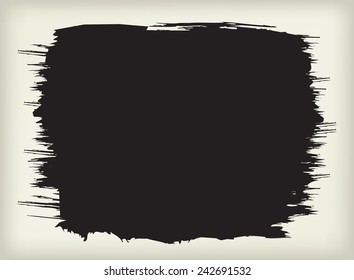 Vector grunge frame.Abstract design template.