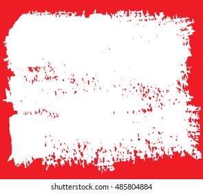 Vector grunge frame.Distress background.