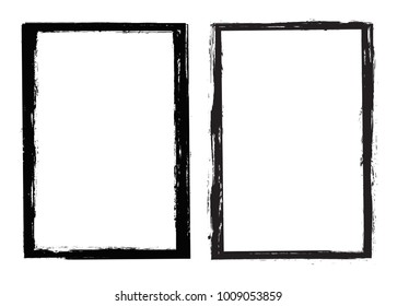 Vector grunge frame.Distress border frame for your design.