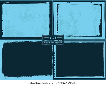 Vector Grunge Frame.Distress Border Frame. 