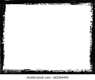 Vector grunge frame.Distress border frame.