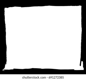 Vector grunge frame.Distress border frame.