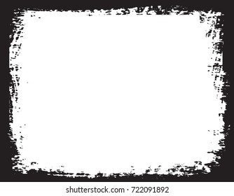 Vector grunge frame.Distress border frame.