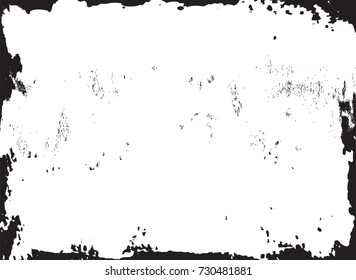 Vector grunge frame.Distress border frame.