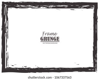 Vector grunge frame.Grunge background.