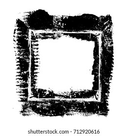 Vector grunge frame.Grunge background.