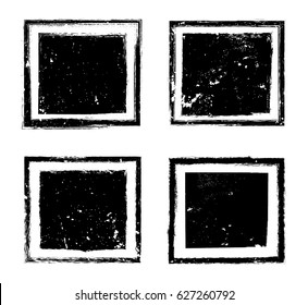 Vector grunge frames.Set of grunge backgrounds.