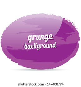 vector Grunge glossy violet banner. Abstract violet background . Hand drawn.