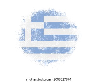 Vector grunge el fondo de la bandera griega.