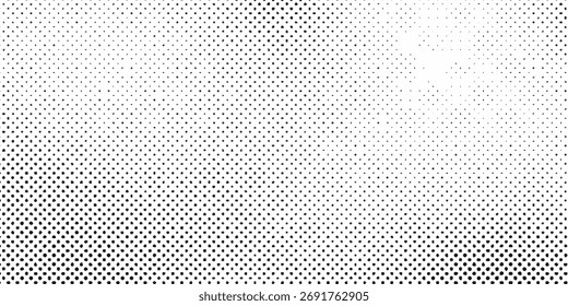 Fondo y textura punteados abstractos de semitono grunge de Vector	