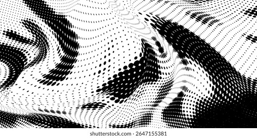 Vector grunge halftone abstract.Dots texture background modern
