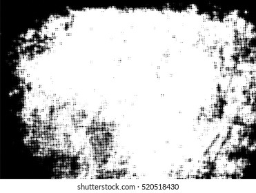 Vector grunge halftone background.Halftone dots vector texture.