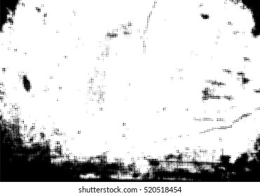 Vector grunge halftone background.Halftone dots vector texture.