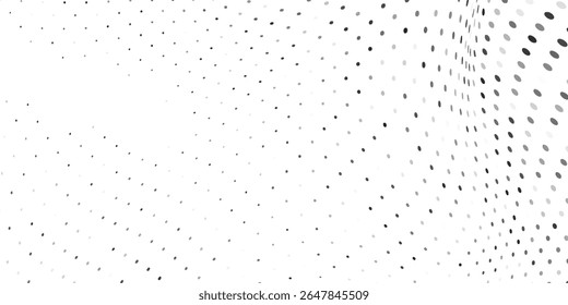 Vector grunge halftone gradient background. Faded grit noise texture. White and black sand wallpaper abstract simple art