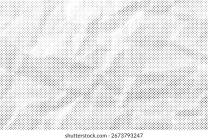 Vector grunge textura de papel semitono. Ideal como fondo, superposición o elemento de diseño abstracto para un efecto retro o angustiado.