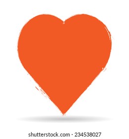 Vector Grunge Heart