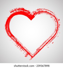 Distressed Heart Stock Vectors Images Vector Art Shutterstock