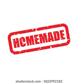 Vector Grunge Homemade Stamp Label