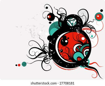 Vector grunge illustration