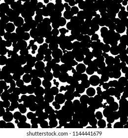 Vector Grunge Ink Background. Dust Overlay Distress Grain. Grune Blob Pattern