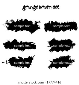 Vetor - o pincel de splat de tinta Grunge pode ser usado para borda, inserção de texto ou plano de fundo