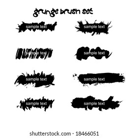 Vector - Grunge ink splat brush can be used for border, text insertion or background