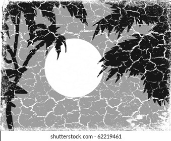 vector grunge landscape