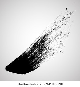 Vector Grunge  Line .Brush Stroke . Logo Design Template . 