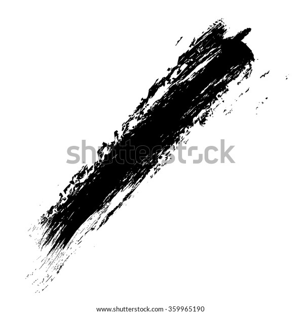 Vector Grunge Line Brush Stroke Paint Stock Vector Royalty Free