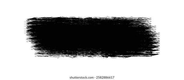 Vector grunge line, grunge brush strokes ink paint isolated on white background.	