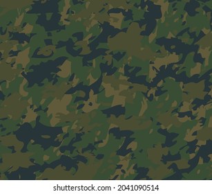 Vector grunge military camouflage pattern.