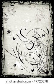 vector grunge nature