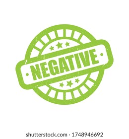 Vektor Grunge Negative Stamp Illustration