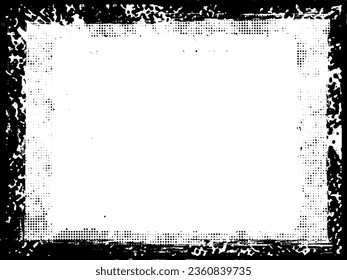 Vector grunge overlay,  abstract frame set for your text. Ink brush strokes mess. Design for poster, invitation, gift card, cover.