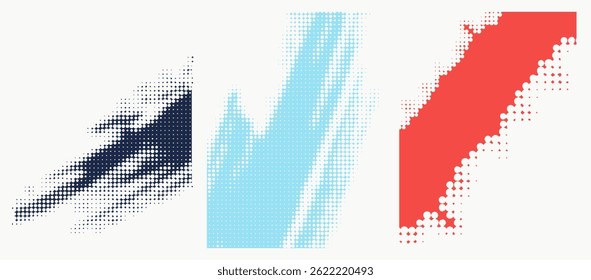 Vector grunge overlay. Hand drawn abstract frame set. Ink brush strokes mess. Design for poster, invitation, gift card, coupon, book cover. Banner halftone overlay