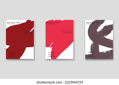 Vector grunge overlay. Hand-drawn abstract frame set. Ink brush strokes mess. Design for flyers, posters, invitations, gift cards, coupons, and book covers. Banner overlay. Retro vintage backgrounds 