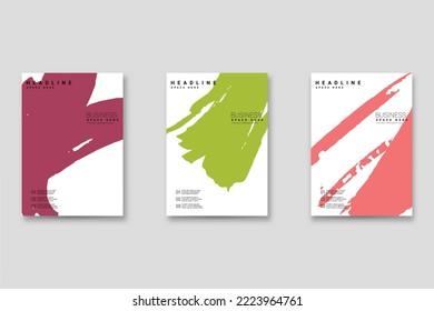 Superposición de grunge vectorial. Conjunto de marcos abstractos dibujados a mano. El pincel de tinta estropea el lío. Diseño para folletos, carteles, invitaciones, tarjetas de regalo, cupones y portadas de libros. Superposición de carteles. Antecedentes retro 