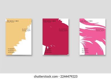 Vector grunge overlay. Hand-drawn abstract frame set. Ink brush strokes mess. Design for flyers, posters, invitations, gift cards, coupons, and book covers. Banner overlay. Retro vintage backgrounds