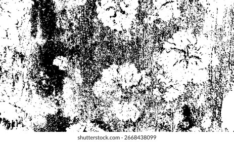 Vektorgrunge-Overlay. Streichen Sie die Textur mit Sprüheffekt und Tropfen Tinte Spritzer.
